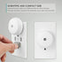 SerieCozy Pink Night Light Plug in LED Nightlight Dusk to Dawn Sensor Smart Night Wall Lights for Bathroom, Bedroom, Home, Kitchen, Hallway, Round, Auto ON Off, Energy Efficient, 2 Pack