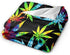 Super Soft Sherpa Plus Velvet Throw Wrap Cover Wrap Sheet for Sofa Couch Winter/Autumn, Tie Dye Cannabis Weed Leaves Queen Size Camping Blankets Throw Wearable Blankets