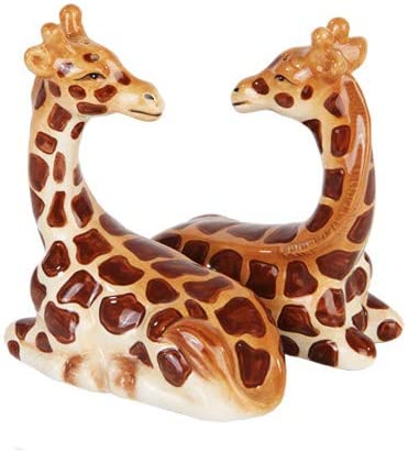 Pacific Giftware Salt & Pepper Shakers - Giraffe Magnetic Salt and Pepper Shakers