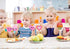 WaaHome Valentines Stickers for Kids 207pcs Smile Face Heart Candy Cupcake Ice Cream Stickers for Kids Party Decor School Classroom Reward Scrapbooking Supplies