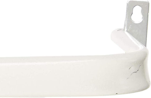 Kenney KN526 Heavy Duty Single Curtain Rod, 28"-48", White