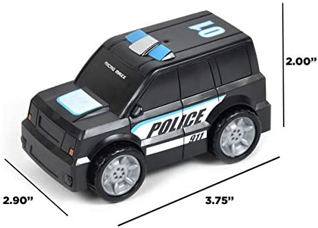 Micro Mini City Vehicles – Rescue Toy Car and Truck Set for Kids | Birthday Party Gift or Cake Topper for Boys | Firetruck Helicopter Police Ambulance | Free Wheeling with Moving Parts – Maxx Action