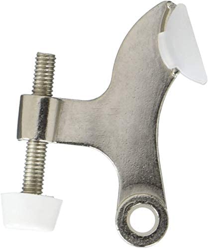 5 Pack Rok Hardware Heavy Duty Hinge Pin Door Stop, Brushed Nickel ROKDSP1BN