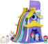 Nanables Unicorn Carnival, Rainbow Way Medium House, Incl Carnie, Gypsy & Scarlet Toys with Exclusive Unicorn Vehicle & Parking Space, Hinged Door, Bonus Mechanical Feature, 2 Spaces