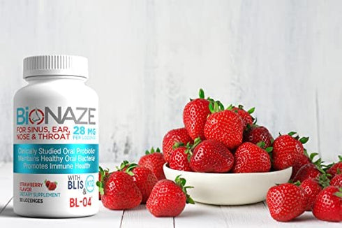 Bionaze Oral Probiotics - Dental Probiotics for Teeth and Gums, Bad Breath Treatment for Adults - Oral Care, Throat, Tonsil, Mouth, Teeth - Improve Gum Health with Clinically Proven BLIS K12 & BL-04