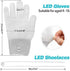 Aywewii Light Up Gloves, LED Gloves LED Shoelaces Set Rainbow Flashing Finger Gloves Toys for 5 6 7 8 9 10 11 12 13 14 15 16 Years Old Boys Girls, LED Toys for Xmas Birthday Party Favor