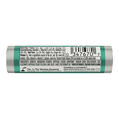 BREATH SAVERS Mints, Wintergreen, 0.75 Ounce