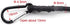 2pcs 48x1/3 Inch Bungee Cord with Hook Heavy Duty Straps 2 Climbing Hooks Strong Elastic Rope Shock Cord Tie Down Set Black