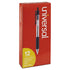 Universal Office Products 15530 Economy Retractable Ballpoint Pen Black Ink Clear Barrel 1.0 Mm Medium
