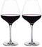 The One Wine Glass - Perfectly Designed Shaped Red Wine Glasses For All Types of Red Wine By Master Sommelier Andrea Robinson, Premium Set Of 2 No Lead Crystal Glasses, and Break Resistant