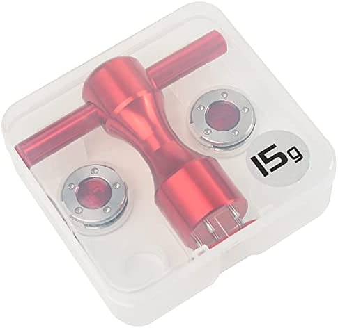 Gofotu Golf Head weight 2pcs. 15g Golf Custom Weights+Red Wrench Fit Titleist Scotty Cameron Putters Newport (15g)