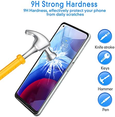 COOKOE Glass Screen Protector for Motorola Moto G Power 2021 Tempered Glass Screen Protector Film for Moto G Power 2021,9H Hardness,Anti Scratch,Bubble Free Protective Film 2-Pack