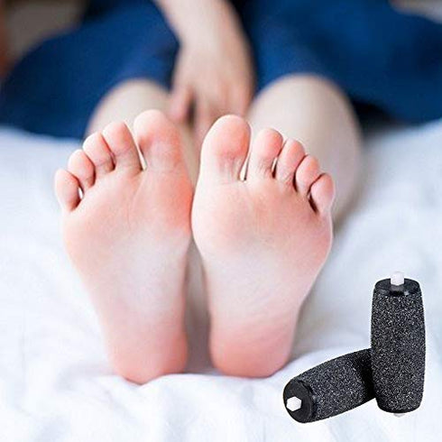 10 Extra Coarse Replacement Roller Refill Heads Compatible with AM0PE Refills Electronic Perfect Foot File with Diamond Crystals