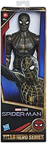Spider-Man Marvel Titan Hero Series 12-Inch Black and Gold Suit Action Figure Toy, Inspired Movie, for Kids Ages 4 and Up