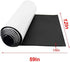 Foam Insulation Neoprene Sheets with Adhesive,Multi-Function Soundproof Large Marine Closed Cell Neoprene Rubber Roll (W?12 Inch T:1/8 Inch L:59 Inch,Black)