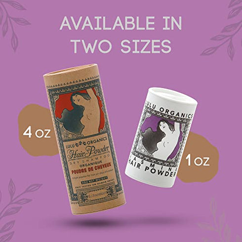 Lulu Organics Jasmine Hair Powder / Dry Shampoo - 1oz