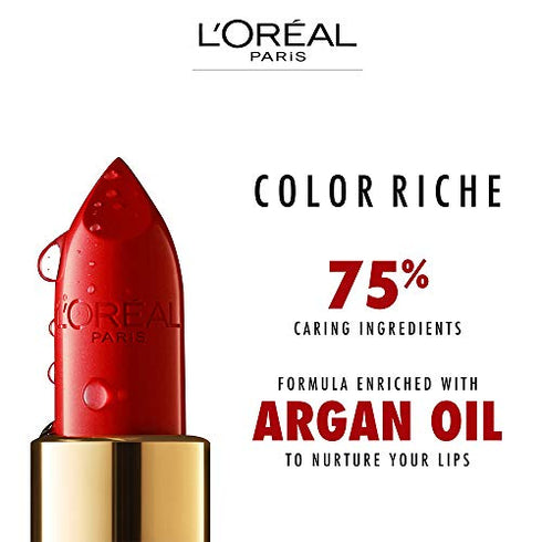 L'Oreal Paris Makeup Colour Riche Original Creamy, Hydrating Satin Lipstick, 840 Nature's Blush, 1 Count