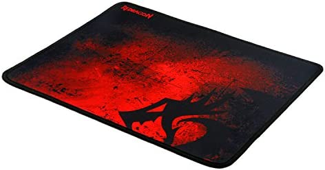 Redragon P016 Gaming Mouse Pad, Large 13 x 10.2 x 0.1 Inches, Stitched Edges, Waterproof, Black Red Dragon Design, Pixel-Perfect Accuracy Optimized for All MMO Computer Mouse Sensitivity and Sensors
