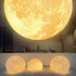 Balkwan Moon Lamp 4.7 inches 3D Printing Moon Light uses Dimmable and Touch Control Design,Romantic Funny Birthday Gifts for Women ,Men,Kids,Child and Baby. Rustic Home Decor Rechargeable Night Light
