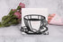 Paper Napkin Holder Stand for Kitchen Tables and Counter Tops | Black Galvanized Napkin Caddy | Coffee House Restaurant Décor (Coffee Cup)