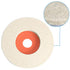 7PCS 4.5" x 7/8" Inch Wool Felt Disc Polishing Buffing Wheel Pad