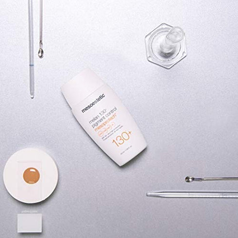 Mesoestetic Mesoprotech Melan SPF 130+ Pigment Control-Protects Skin against UVB, UVA, HEV, IR-Facial Sunblock