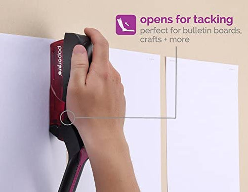Paper Pro Compact Classic No Effort, One Finger, 80% Easier Staplers - Great for Carpal Tunnel and Arthritis, Assorted (3054)