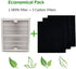 Replacement HEPA Filter B & Carbon Filters for Idylis Air Purifier 2126, 2125, IAP-10-125, IAP-10-150, Model # IAF-H-100B