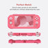 KIWIHOME Pink Case Compatible with Nintendo Switch Lite , TPU Cover Hard Case Only for Switch Lite with Thumb Grip Caps Switch Lite Cute Case for Girls (Pink)