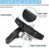 GPMTER 2 Pairs Bike Brakes Pads Set, 70mm for Cruiser MTB Mountain Bicycle Universal V-Brake Blocks with Hex Nut and Shims, No Noise No Skid