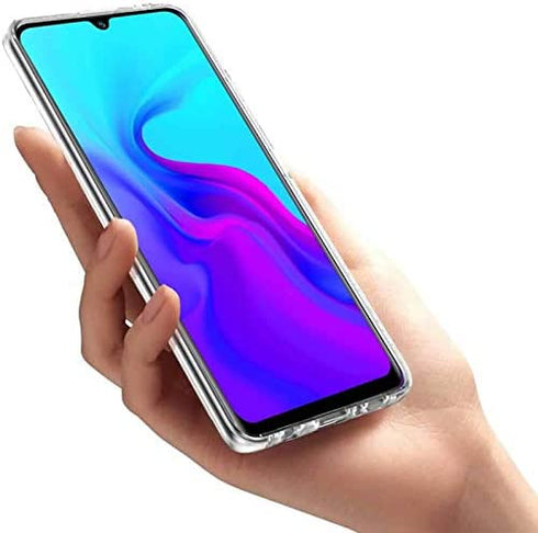 for?Blackview A80/Blackview A80S Case? with Tempered Glass Screen Protector Crystal Soft Clear Shockproof TPU Bumper Transparent Silicone Protective Phone case Cover for Blackview A80 6.2 inch