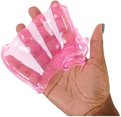 Crazy Aaron's Thinking Putty 4” Tin – Liquid Glass “Rose Lagoon” – Crystal Clear Pink Butty – Never Dries Out