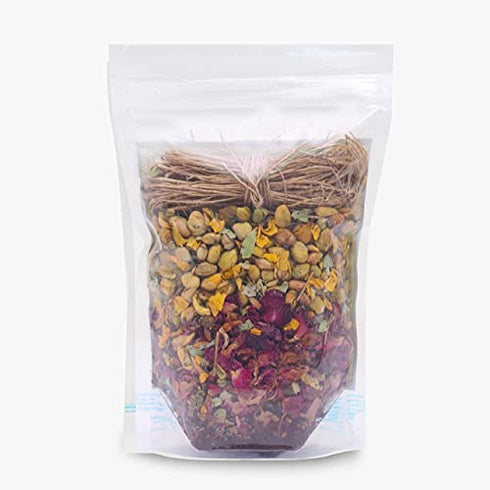 Foodherbs Herbal Hair Oil Mix (18 Vital Herbs) For Long, Thick, And Lustrous Hair