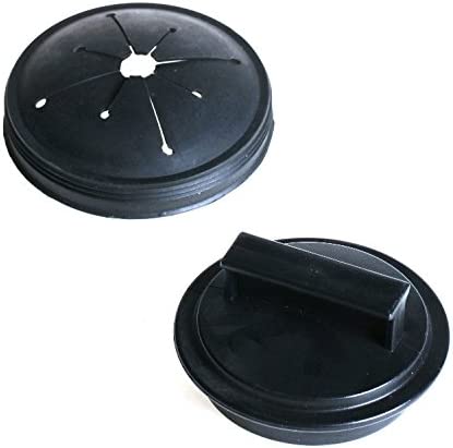 WASTE KING Moen 1025 AMC Kitchen Products EZ Mount Garbage Disposal Stopper and Splash Guard, Black