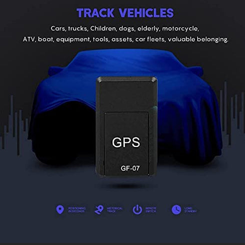 GPS Tracker for Vehicles, Mini Magnetic GPS Real time Car Locator, Full USA Coverage, No Monthly Fee, Long Standby GSM SIM GPS Tracker for Vehicle/Car/Person 2022 Model (GPS)