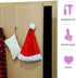 4 Pieces PC Plastic Door Wreath Hanger for Front Door for Christmas Wreath Over The Door Hanger, 12 Inch (Clear)