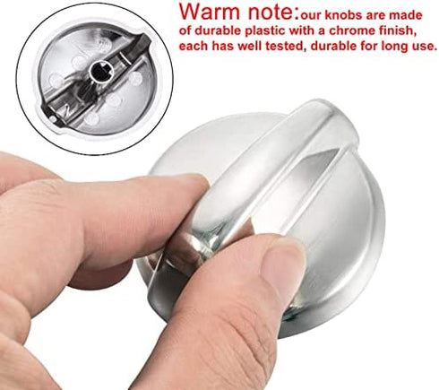 Gejoy WB03T10325 Knobs Burner Control Knobs Compatible with General Electric GE Range Cooktop Knob 2691864 PS3510510 (4 Packs)