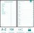 Address Book - Telephone and Address Book with Alphabetical Tabs, 5.3'' x 8.3'', Contact Book with Phone Numbers, Addresses, Birthday, Password, Anniversaries, Website Logins, Note Pages