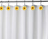 CHICTIE Sunflower Shower Curtain Hooks Rings, Yellow Flowers Decorative Shower Curtain Hooks, 12 Pcs Rustproof Shower Rings for Bathroom Set (Yellow Sunflower)