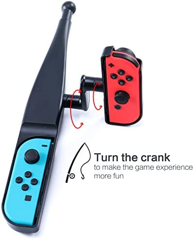 Fishing Rod for Nintendo Switch, Fishing Game Accessories Compatible with Nintendo Switch Legendary Fishing - Nintendo Switch Standard Edition and Bass Pro Shops: The Strike Championship Edition