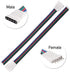 BTF-LIGHTING 10 Pairs 5pin SM JST Male/Female 15cm Connector Wire Cable for Flexible 5050 RGBW RGBWW LED Strip Light