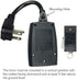 HomeHopes Outdoor Light Timer Remote Control, Christmas Light Timer Switch Outlet, Automatic Light Switch Timer Outlet