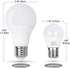 LED Refrigerator Light Bulb 40W Equivalent 120V A15 Fridge Waterproof Bulbs 5 W Daylight White 5000K E26 Medium Base Freezer Ceiling Home Lighting Lamp Non-dimmable(1 Pack)