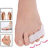 Dr.Pedi 20 Pcs Pinky Toe Straightener with 3 Loops for Overlapping Toes Triple Gel Toe Separators Curled Pinkie Toe Bunion Shield per Pack