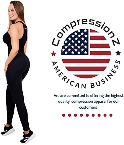 CompressionZ Compression Capri Leggings for Women - Yoga Capris, Running Tights, Gym Pants