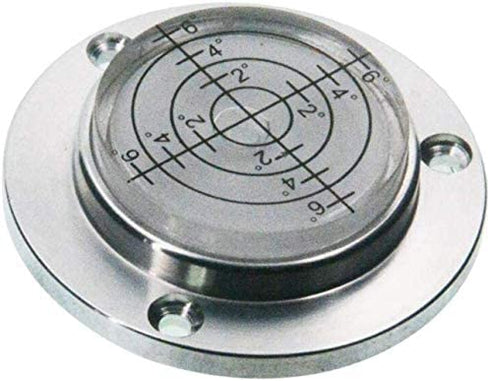XMLEI Aluminum Alloy universal level Mini Level Round Bubble Spirit Level Diameter 50mm Height 11.5mm?1PCS? (white)