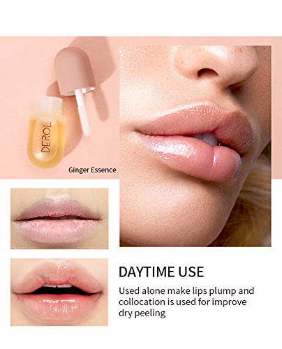 2 Pcs Lip Plumper,Syrup Cosmetics Lip Plumper,Lip Enhancer&Lip Care Serum for Fuller Softer Lips,To Create Plump Lips,Reduce Fine Lines and Moisturize,Increased Elasticity Lip (Set)