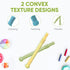 BEBECAN Teething Sticks for Babies - Infant Teething Relief for Teething Baby in 6 Vibrant Colors, Super Soft Silicone Baby Teethers, Teething Toys for Babies 0-6 Months
