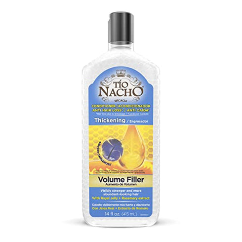 Tio Nacho Anti Hair Loss Thickening Volume Filler Conditioner with Royal Jelly & Rosemary, Volumizing & Body-Boosting Hair Care, 14 Fluid Ounces