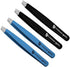 Tweezers Set - Tweezer Guru Stainless Steel Slant Tip Eyebrow Tweezers Set - Great Precision for Facial Hair, Ingrown Hair, Blackhead and Splinter Remover (4-Pack)